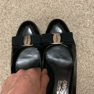 Original Ferragamo heels patent 3 inches